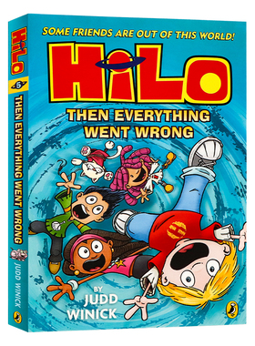 HILO系列第5册 然后一切都错了英文原版 Hilo Book 5 Then Everything Went Wrong 儿童全彩漫画桥梁章节小说进口英语书籍平装版本