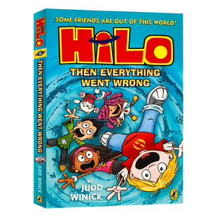儿童全彩漫画桥梁章节小说进口英语书籍平装 本 Book Everything Went Then Hilo 版 HILO系列第5册 Wrong 然后一切都错了英文原版