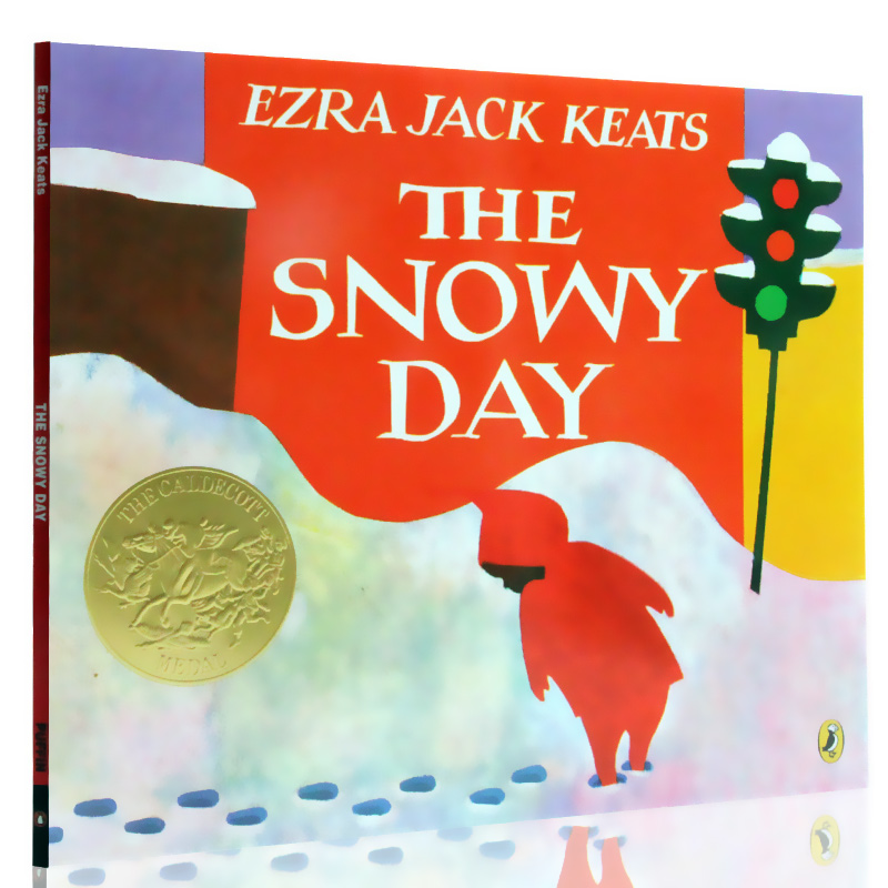 凯迪克获奖绘本下雪天英文原版绘本 The Snowy Day凯迪克金奖艾兹拉杰克季兹Ezra Jack Keats儿童英语启蒙绘本亲子图画故事书