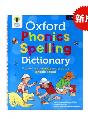 牛津自然拼读拼写词典英文原版oxford phonics spelling dictionary 教材辅导字典英语学习工具书Oxford牛津大学出版字典词典