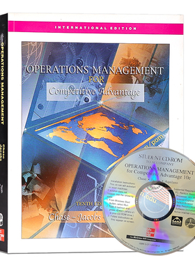 竞争优势的运营管理第十版 英文原版 OPERATIONS MANAGEMENT FOR COMPETITIVE ADVANTAGE TENTH EDITION 进口图书 运营管理学习