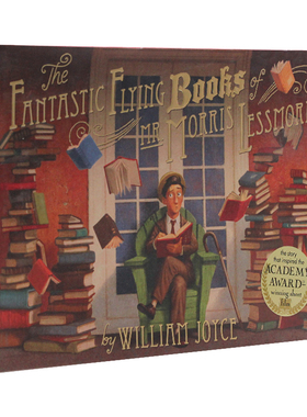 英文原版绘本 神奇飞书 The Fantastic Flying Books of Mr. Morris Lessmore 精装大开儿童图画书 先生的飞行奇书 儿童课外英语