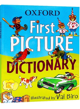 牛津儿童英语图解词典英文原版Oxford First Picture Dictionary 字典工具书 形象插画加深记忆 学前儿童英语启蒙词汇字典
