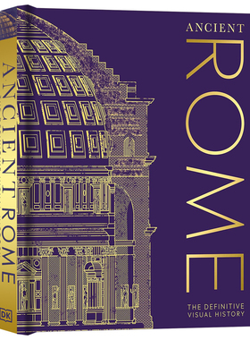 DK出品古罗马历史图解英文原版科普百科全书 Ancient Rome The Definitive Visual History 英语读物读本精美插图彩绘 精装大开