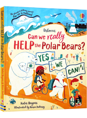 Usborne出品 英文原版 我们能帮助北极熊吗 Can we really help the Polar Bears? 儿童英语科普读物 进口图书