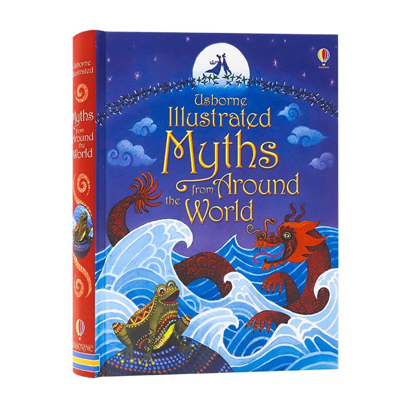 Usborne 世界神话故事集 The Illustrated Myths from Around the World 英文原版绘本 英语精装全彩插画版 民间故事18个故事合辑