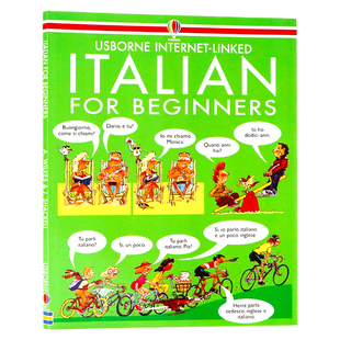 轻松学意语 外语学习书籍 英文原版 经典 语法词汇口语全掌握 零基础自学教程 Beginners for Italian 意大利语初学者 Usborne出品