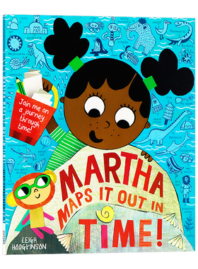 玛莎及时把它画出来了 英文原版 MARTHA MAPS IT OUT IN TIME 儿童精美插画故事图画书 启蒙认知早教绘本 进口原版书籍