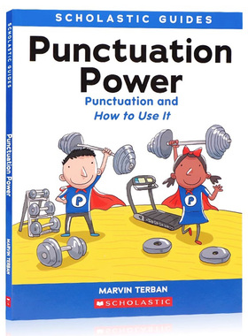 标点符号的力量 英文原版 Scholastic Punctuation Power 学乐英语标点符号检查指南语法学习 儿童英语学习教辅工具书8-12岁小学生