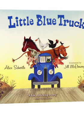 蓝色小卡车 英文原版绘本 Little Blue Truck 交通工具认知 美国儿童图书馆协会推荐英语阅读物 亲子共读启蒙早教图画故事书