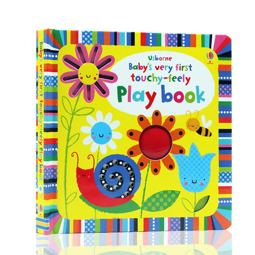 Usborne出品宝宝触摸玩具单词书
