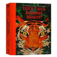 2020年水石图书奖老虎老虎燃烧的光明英文进口原版 Tiger Tiger Burning Bright 精装儿童动物诗歌 精美插画书 Britta Teckentrup