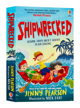 海难逃生 英文原版 Shipwrecked 校园冒险爆笑故事书 中小学生英语课外阅读正版进口童书 屡获殊荣的畅销作家珍妮皮尔森创作 平装