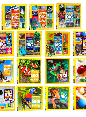 100元2件 美国国家地理儿童百科 National Geographic英文原版 岩石/矿物/热带雨林/海洋/天气/动物/神话少儿科普认知全彩精装大开