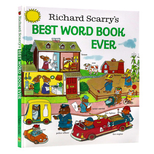 Word 词汇书单词学习书 Richard 理查德斯凯瑞 Ever Book Best Scarry 绘本 英文原版