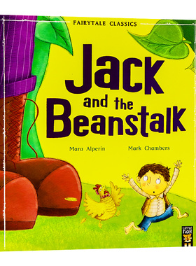 杰克和豆茎 英文原版绘本 Jack and the Beanstalk 小老虎经典童话绘本图画书 Alperin  Mara著作 Little Tiger Press Group出版