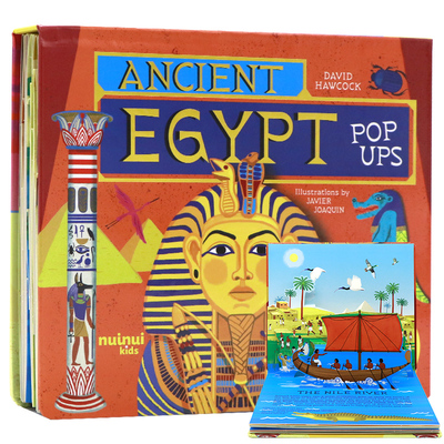 古埃及弹出式立体书英文原版