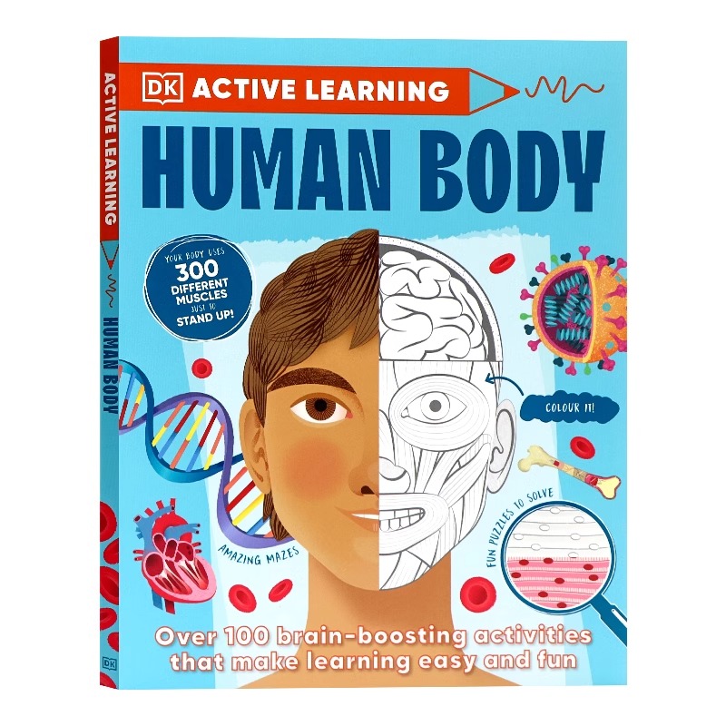 DK百科全书 Active Learning系列 人体 英文原版 Hum