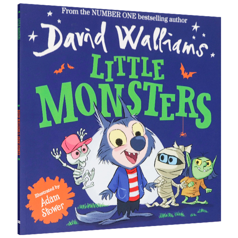 David Walliams 大卫威廉姆斯 小怪兽的故事 英文原版 Little Monsters  少年幽默成长课外阅读儿童启蒙冒险故事 怪物学校里的怪人
