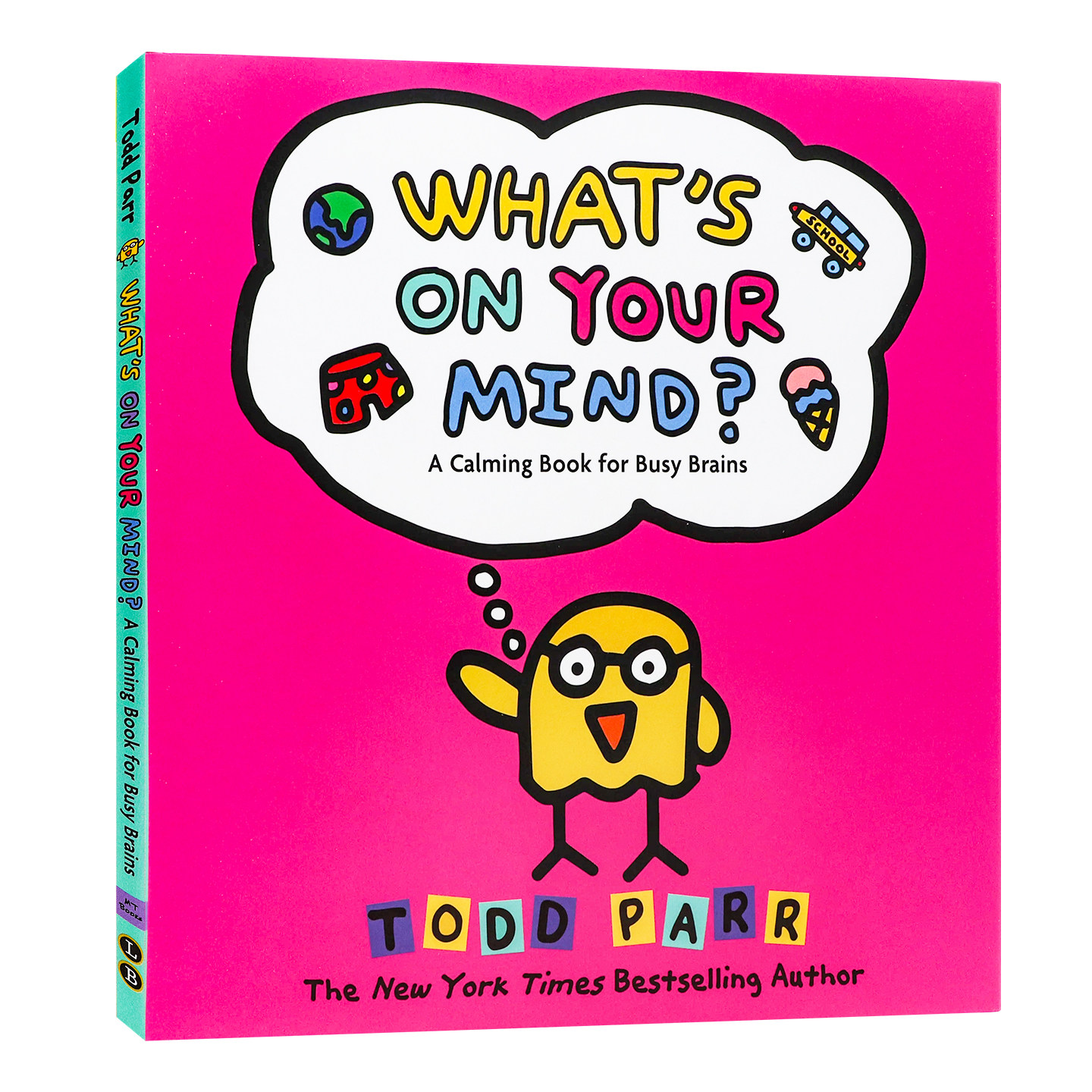 你在想什么英文原版 Whats On Your Mind 纽约时报畅销书作家 Todd Parr 儿童情商亲子共读启蒙绘本 性格习惯养成 精装大开本