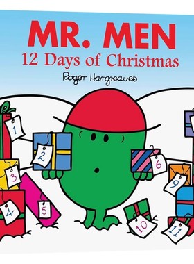 奇先生妙小姐系列 圣诞节的12天英文原版绘本Mr. Men 12 Days of Christmas品行习惯情商管理儿童启蒙课外阅读读物进口英语故事书
