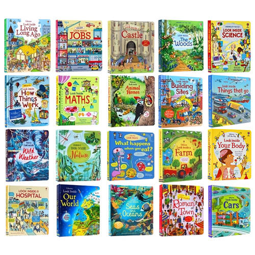 usborne翻翻书绘本科普系列