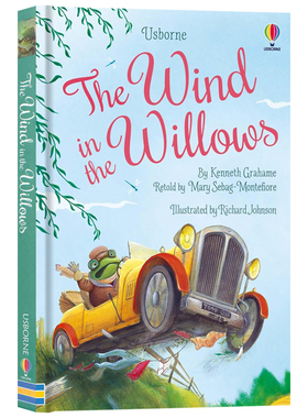 Usborne出品 柳林风声英文原版章节书 Wind in the Willows 经典儿童文学全彩插图书进口英语书籍精装版Mary Sebag-Montefiore著作