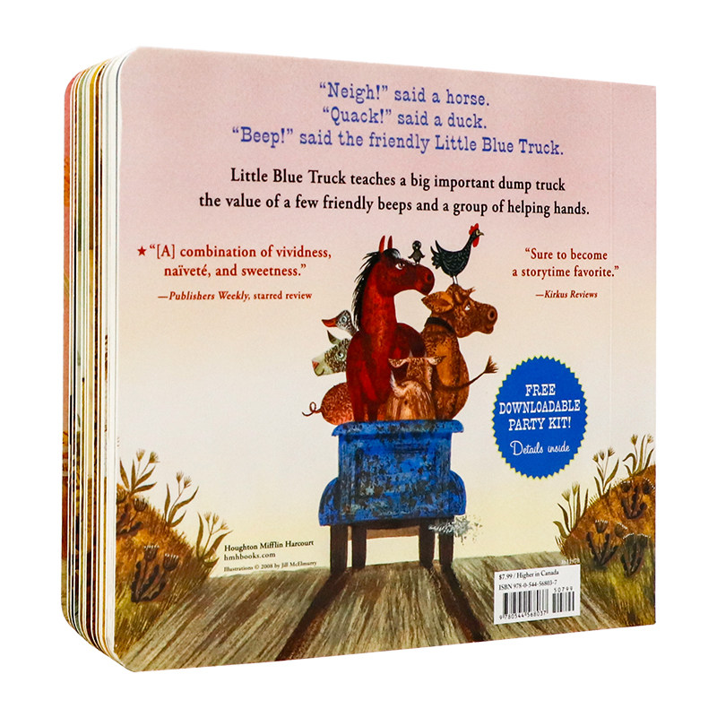 Little Blue Truck Book: Original ALA English Edition - Taobao product photo 2