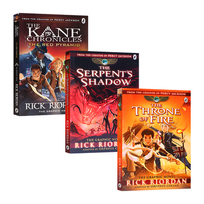 波西杰克逊埃及守护神漫画版3册