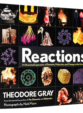 反应 英语原版 Reactions  图解宇宙中的元素 分子和变化 青少年儿童英语科普百科读物 Theodore Gray 开启化学世界之旅
