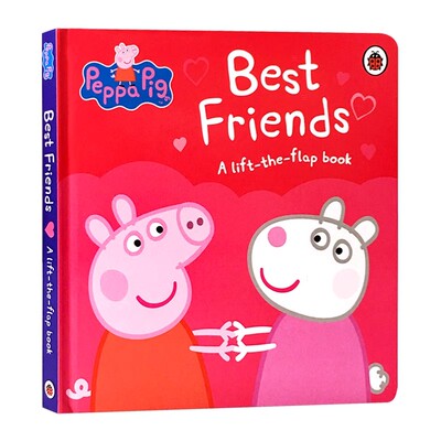 小猪佩奇好朋友英文原版绘本