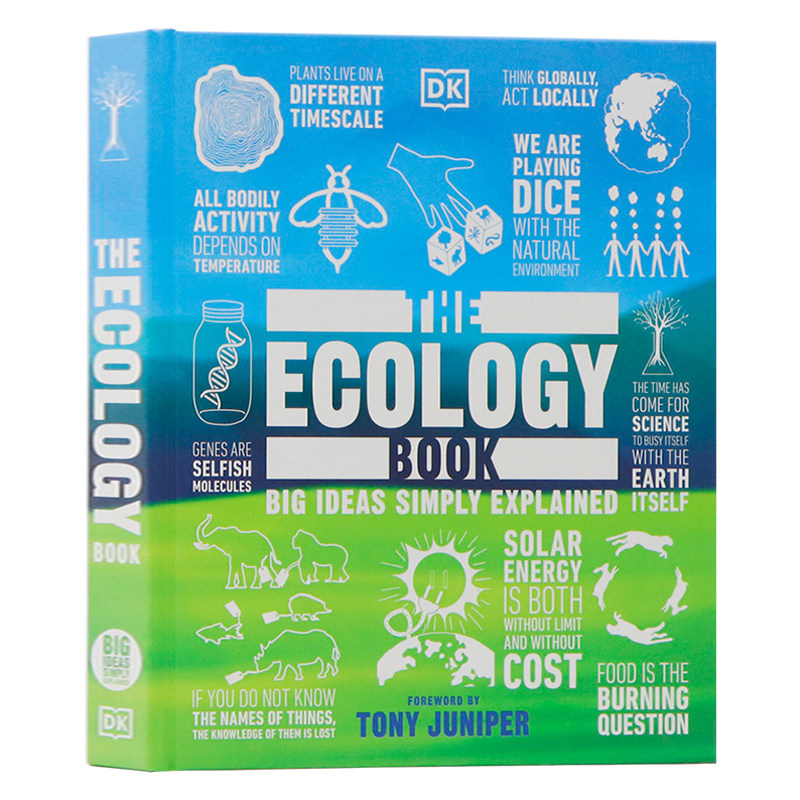 现货 DK人类的思想百科丛书生态学英文原版 DK Big Ideas The Ecology Book 青少年百科全书生态学认知图画书全彩大开精装科普图鉴