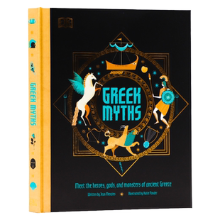 DK古希腊神话插图故事英文原版 Illustrated Greek Myths 古希腊神话和传说故事书精装全彩插画儿童英语课外阅读珍藏版