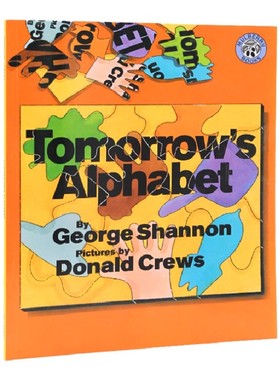 明日字母 英文原版绘本 Tomorrow's Alphabet中小学幼儿英语启蒙书学习单词 廖彩杏书单推荐绘本平装图画书Harpercollins出版