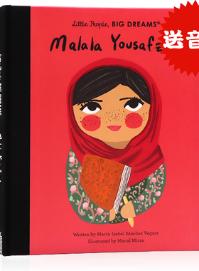 小人物大梦想 马拉拉·优素福·扎伊 诺贝尔奖得主 英文原版绘本Little People Big Dreams Malala Yousafzai儿童启蒙励志名人传记