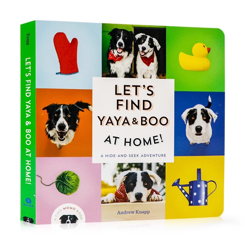 寻找莫莫3 我们去家里找亚亚和布吧 英文原版绘本 lets Find Yaya And Boo At Home 儿童启蒙认知识英语读物亲子互动图画纸板书