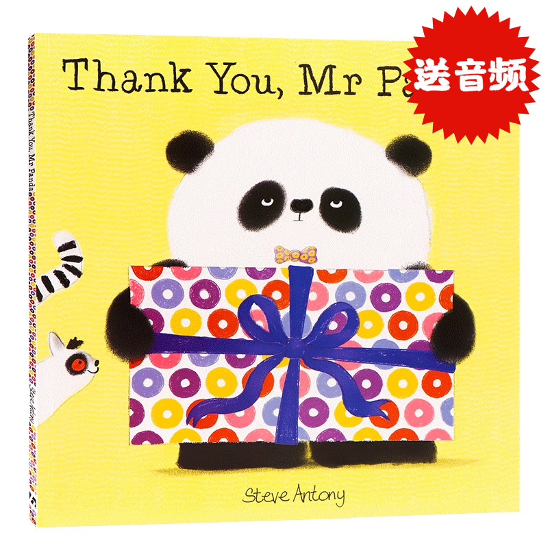 谢谢你 熊猫先生礼仪课堂 英文原版绘本 Thank You, Mr Panda 儿童情商培养性格习惯养成亲子品格礼貌教育 英语早教启蒙平装大开