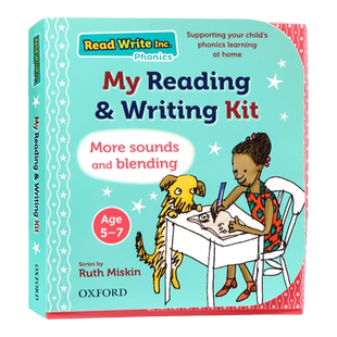 牛津自然拼读教材5-7岁英文原版 Read Write Inc. My Reading and Writing Kit 2 More Sounds and Blending 儿童英语早教启蒙亲子