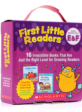 Scholastic 小小读者分级阅读套装 英文原版 First Little Readers Parent Pack Guided Reading Levels E F 学乐指导性阅读套装