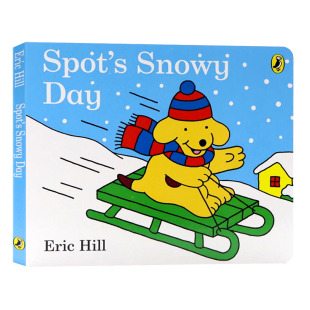 小玻的下雪天 英文原版绘本 Spot's Snowy Day 幼儿童启蒙认知纸板书 英语读物 Eric Hill 小玻在哪里 Where's Spot小波 圣诞主题