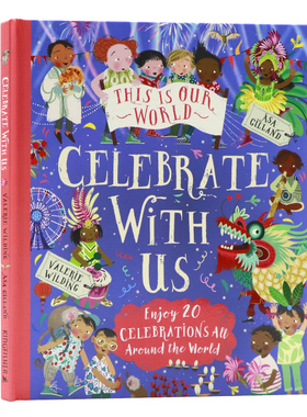 这是我们的世界 和我们一起庆祝 英文原版绘本 This Is Our World Celebrate With Us 节日宗教习俗主题儿童趣味全彩图画故事精装