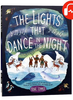尤瓦尔佐默夜间起舞的灯光英文原版 Lights that Dance in the Night 儿童故事图画书知名作者Yuval Zommer作品英国牛津大学出版社