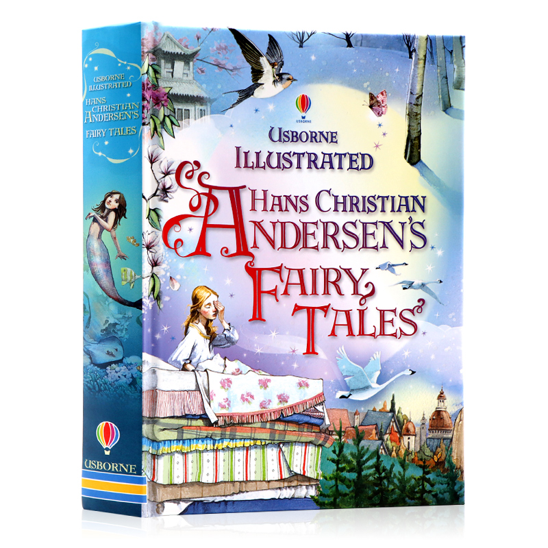 安徒生童话故事精装 英文原版绘本Usborne Hans Christian Andersen's Fairy Tales 12个故事合集 全彩插画版  经典童话图画故事书 书籍/杂志/报纸 原版其它 原图主图