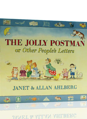 快乐的邮递员 英文原版精装绘本 The Jolly Postman Or Other People's Letters 儿童英语启蒙图画故事书 亲子互动 早教启蒙认知
