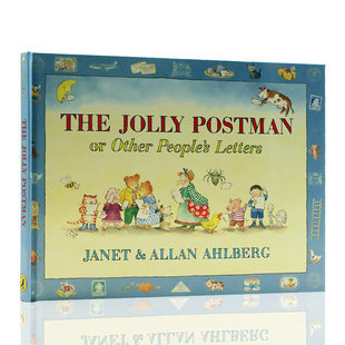 Letters 英文原版 The 绘本 快乐 Postman 儿童英语启蒙图画故事书 People 精装 Other 早教启蒙认知 亲子互动 Jolly 邮递员
