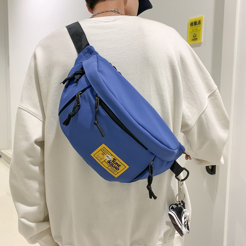胸包男潮牌工装斜挎包男士背包ins潮小包包休闲百搭腰包女单肩包