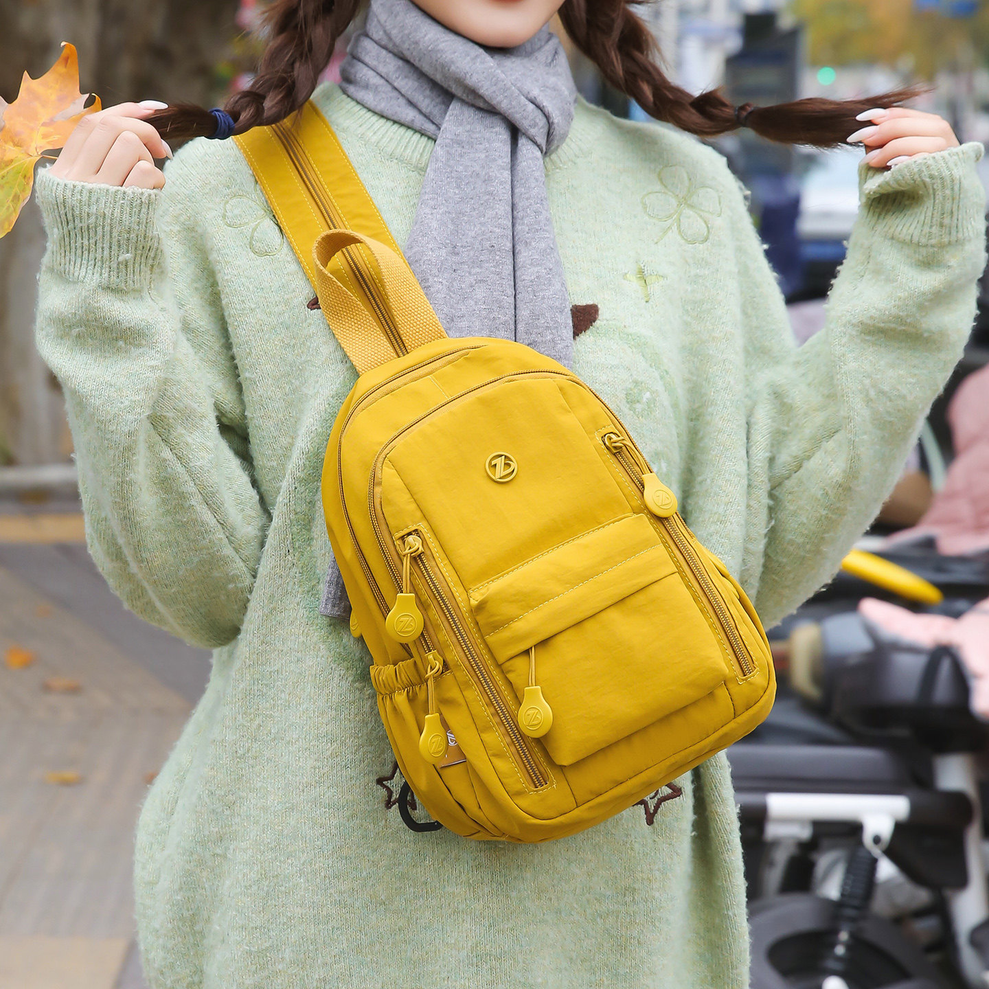 多功能胸包2026新款户外运动休闲单肩小背包斜挎包时尚百搭双肩包,箱包皮具/热销女包/男包,胸包,淘宝优惠券,粉丝福利购,淘宝优惠卷