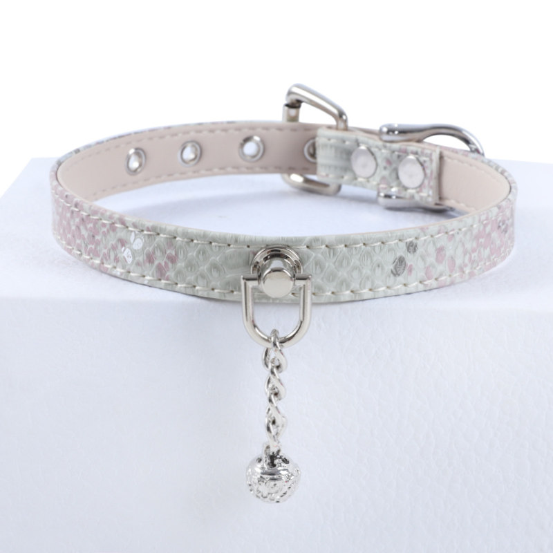 铃铛牵引绳项圈可配手持链颈带PUPPY脖环定制刻字男女小众choker