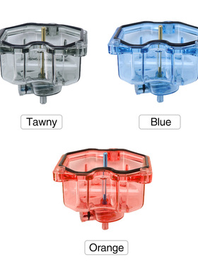 摩托车KEIHIN化油器PZ26 27 30 32油底壳蓝色透明浮子室CG125 150