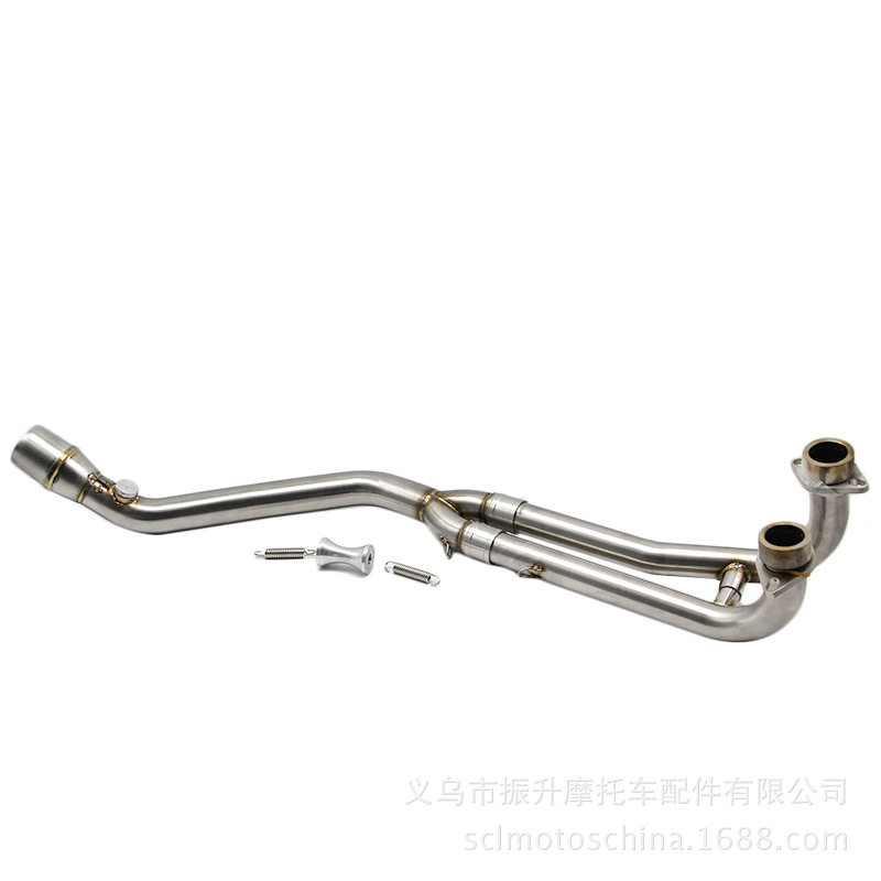 摩托车配件YAMAHA T-MAX530踏板前段排气管不锈钢TMAX50通用型
